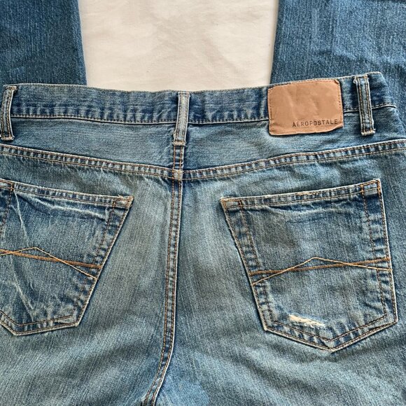 Aeropostle Men's Driggs Slim Bootcut Jeans - Picture 6 of 10